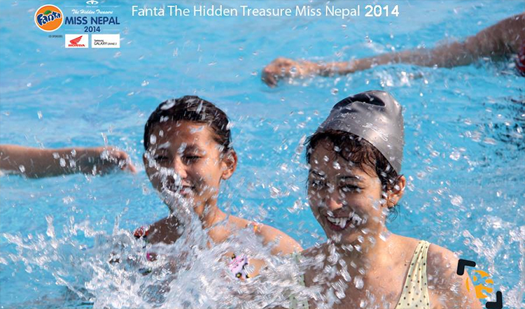 miss-nepal-2014-contestant-on-swimming-pool