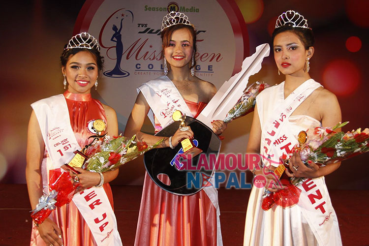 Miss Teen College 2015 winners | Photo Courtesy: Satyan Shrestha