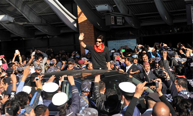 Bollywood Superstar Shahrukh Khan in Kathmandu