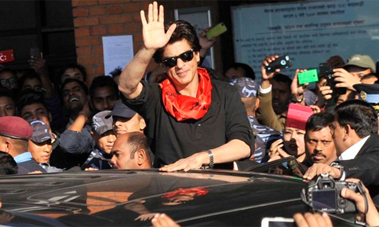 Bollywood Superstar Shahrukh Khan in Kathmandu