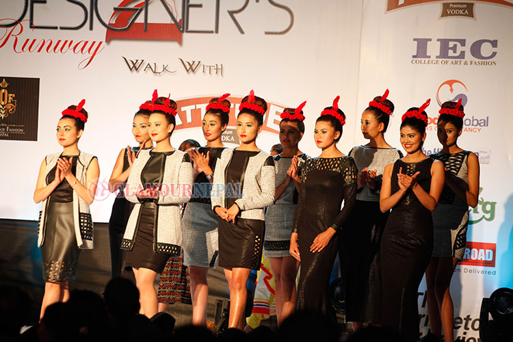 iec designers walk fashion show