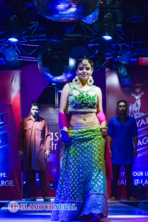 Actress Nita Dhungana fashion show
