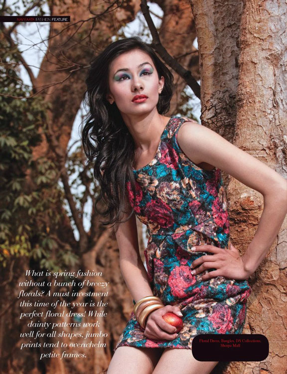 Aastha Pokhrel featured on Navyaata magazine 2011