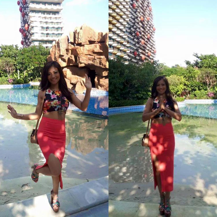 Evana Manandhar‬in ‎Miss World 2015