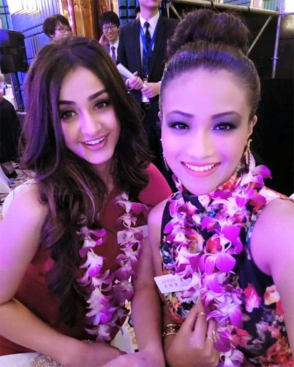 Evana Manandhar‬in ‎Miss World 2015