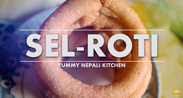 Sel Roti home made sweet round shaped crispy rice bread
