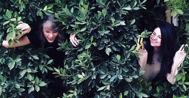 Taylor Swift and Selena Gomez recreate Out of the Woods music video