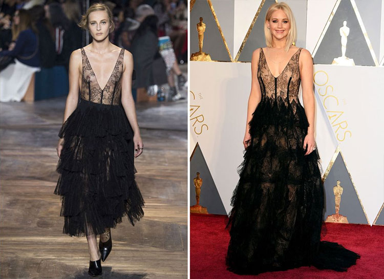Jennifer Lawrence in Dior Couture 2016