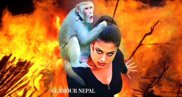 Shilpa Pokharel action avatar with monkey