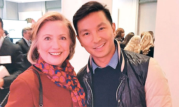 Hillar Clinton and Prabal Gurung