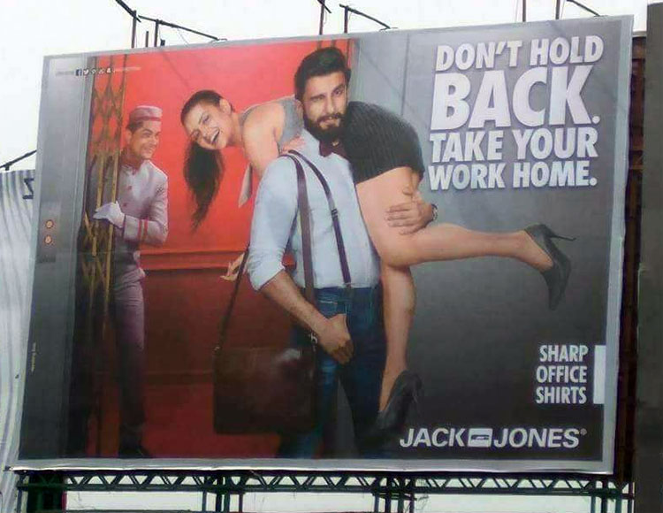 Actor Ranveer Singh Menswear Ad