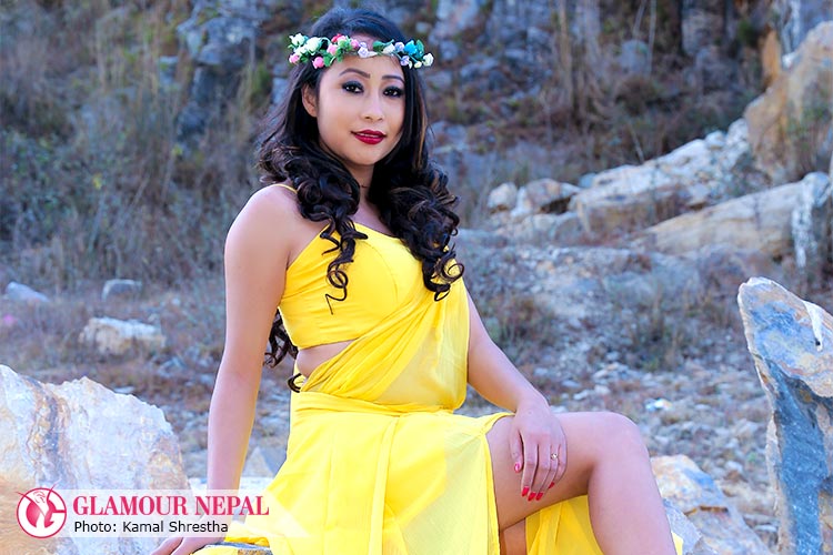 Bipana Thapa Sex Videos - Model Bipana Thapa Exploring her Singing talent | Glamour Nepal