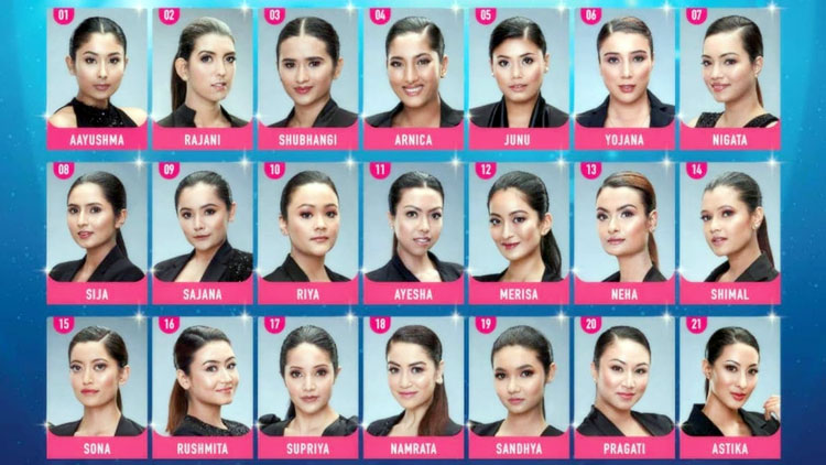 21 Beauties in The Battle of Miss Nepal 2020