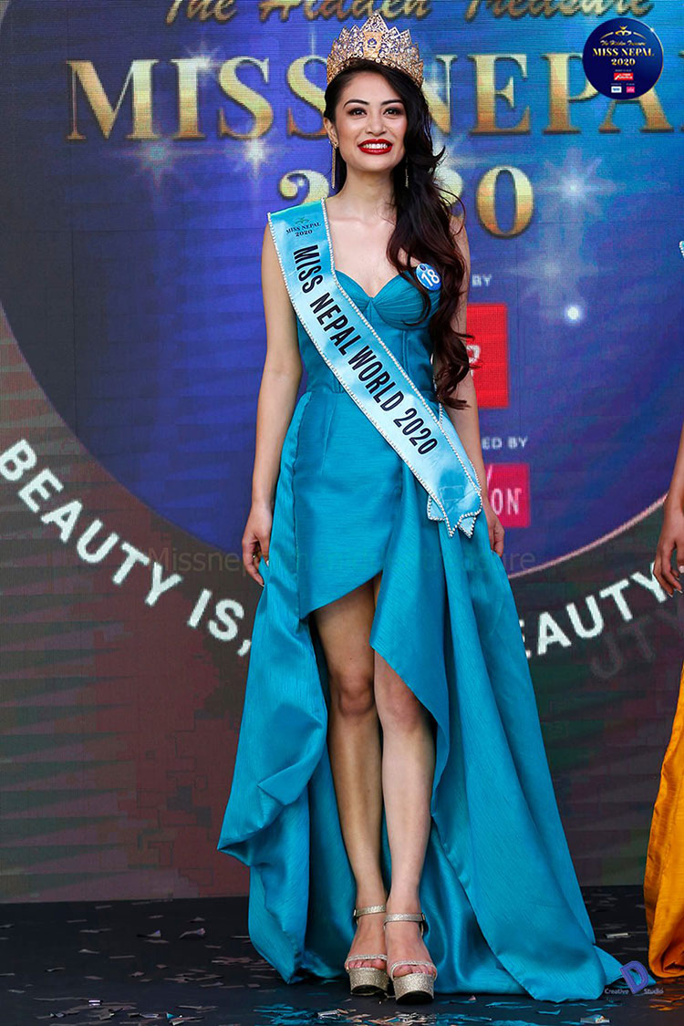 Miss Nepal World 2020 Glamour Nepal