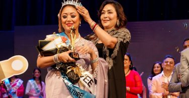 Dr. Ojaswee crowned as Mrs. Nepal Culture 2023