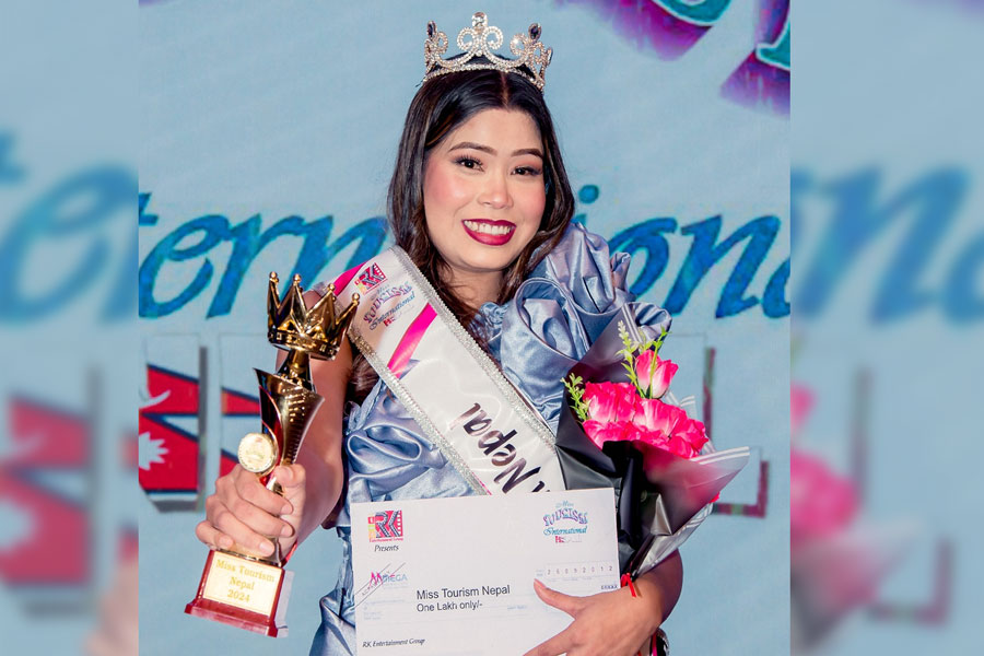 Rabina Baraili crowned as Miss Tourism Nepal 2024