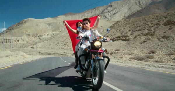 Anmol KC and Aanchal Sharma in the romantic song Kasturi from Nepali movie Jerry On Top, shot in Mustang and Rajasthan.