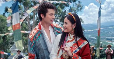 Anmol KC and Jassita Gurung in Jerry on Top movie song Kurauni official music video.