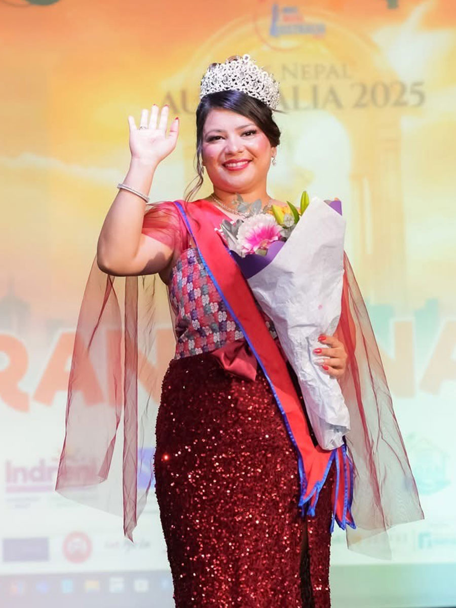 Ashma (Ash) Chalise Mrs Nepal Australia 2025 2nd runner up