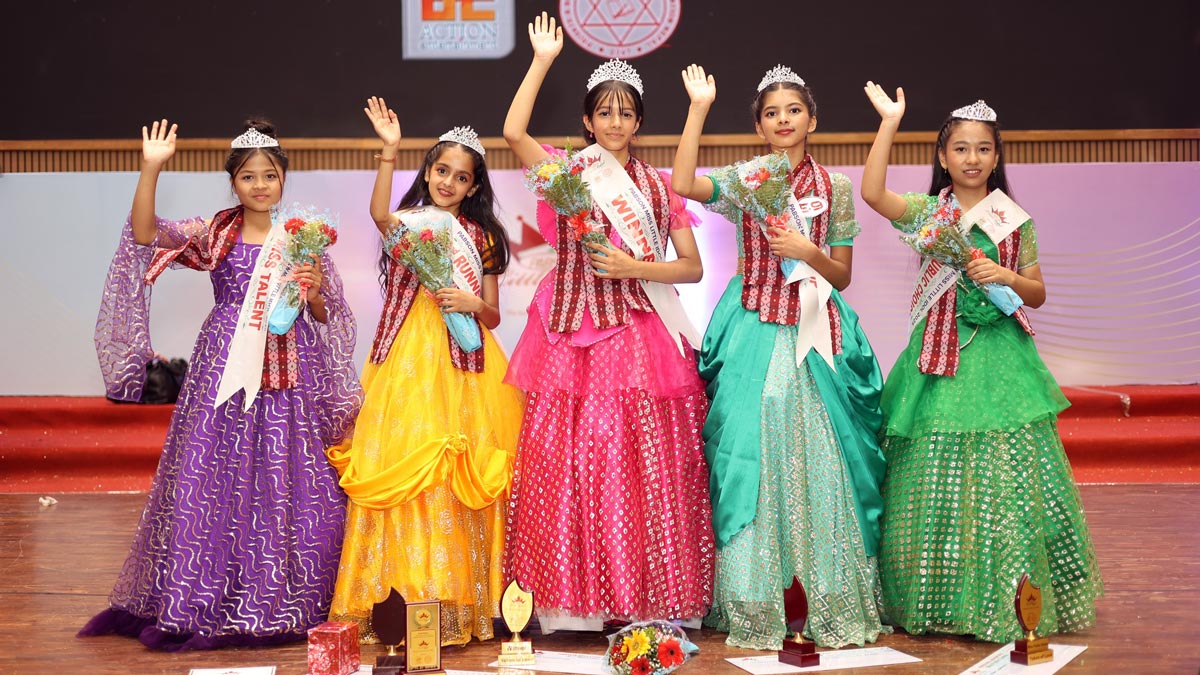 Pritha Neupane crowned winner of PABSON Little Miss Idol 2025 in Kathmandu, celebrating youth talent and culture.