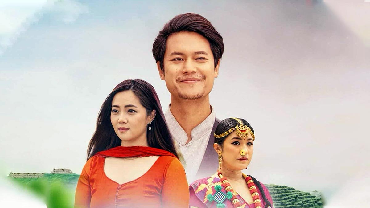 Nepali movie Maijharo featuring Dhiraj Magar, Miruna Magar, and Deeya Pun