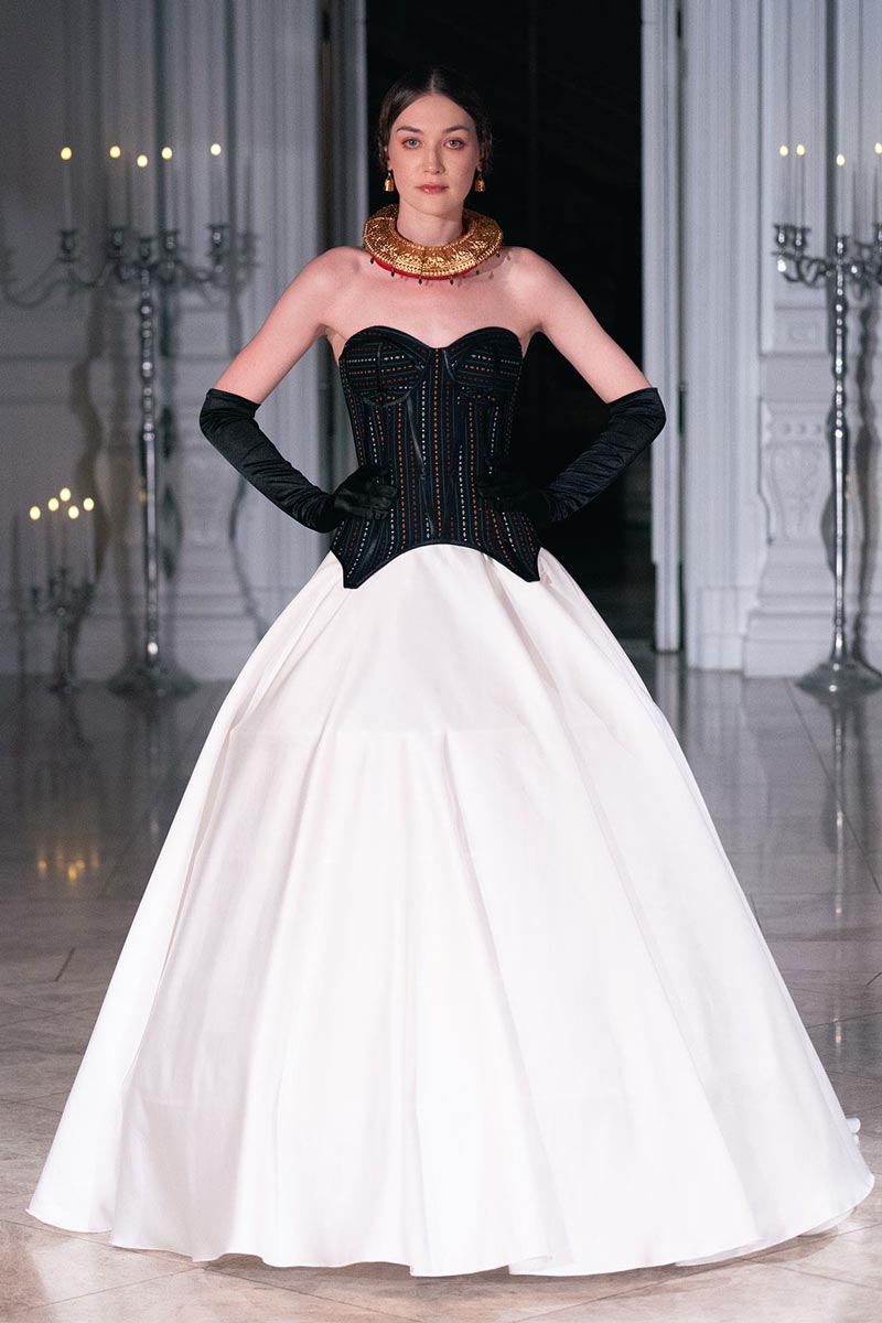 Sanyukta Shrestha’s The Newars 1901 collection lights up London Fashion Week SS26 runway.