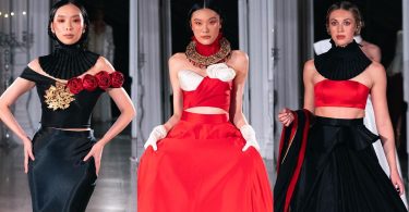 Sanyukta Shrestha SS26 “The Newars 1901” runway look at London Fashion Week 2026