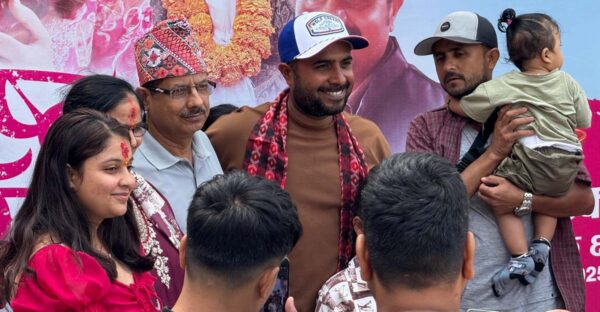 Barishta Balaram movie team meets fans during Nepal theatre tour, the film wins audience love nationwide.