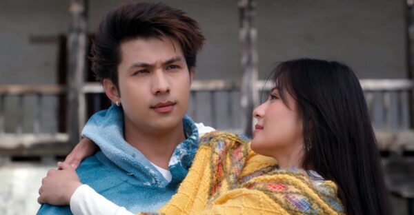 Anmol KC and Jassita Gurung in Aunthi Chino song from Movie 'Jerry on Top'