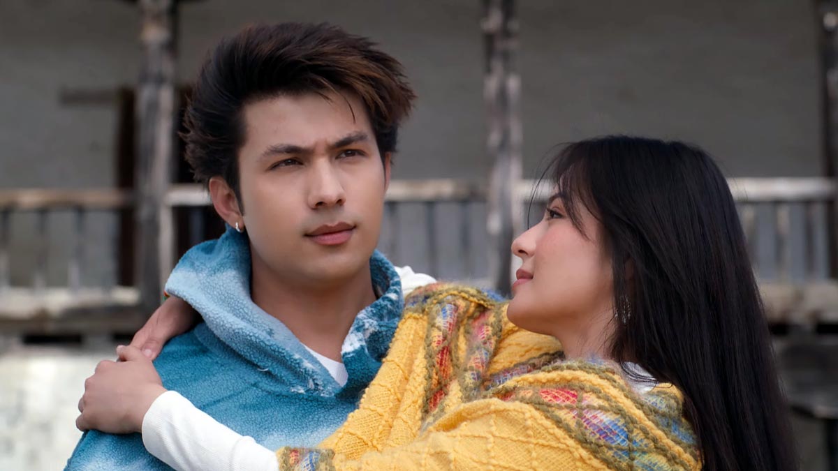 Anmol KC and Jassita Gurung in Aunthi Chino song from Movie 'Jerry on Top'