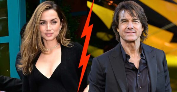 Tom Cruise and Ana de Armas together at a public event before their rumored breakup.
