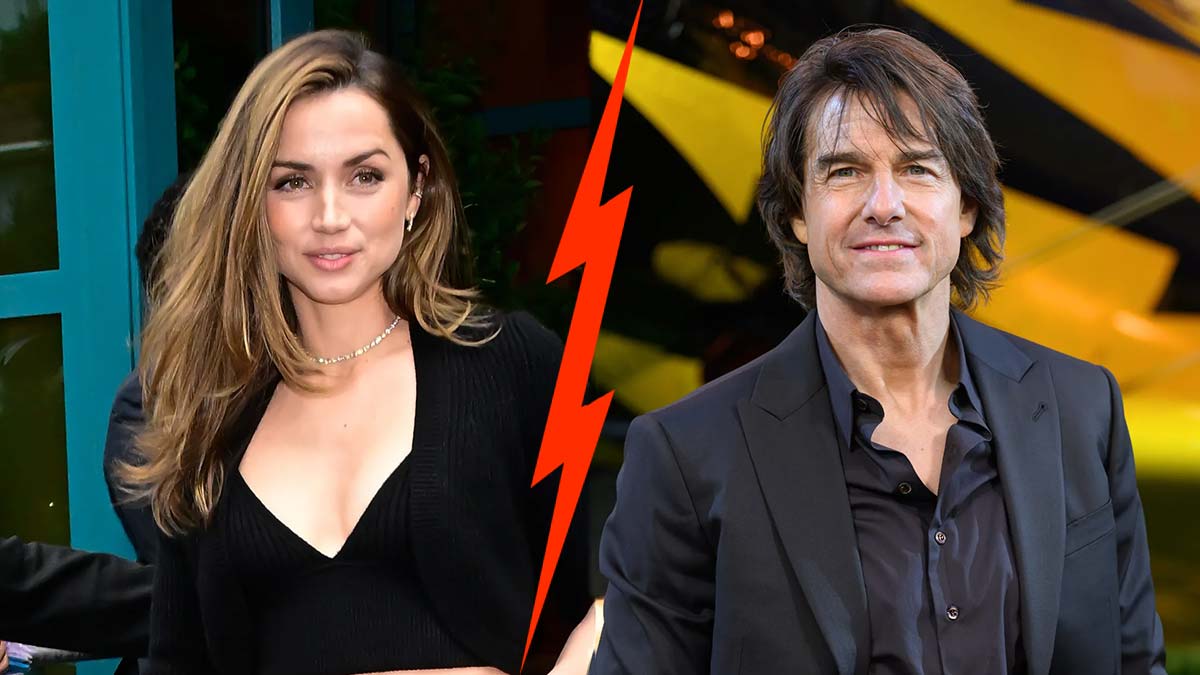 Tom Cruise and Ana de Armas together at a public event before their rumored breakup.