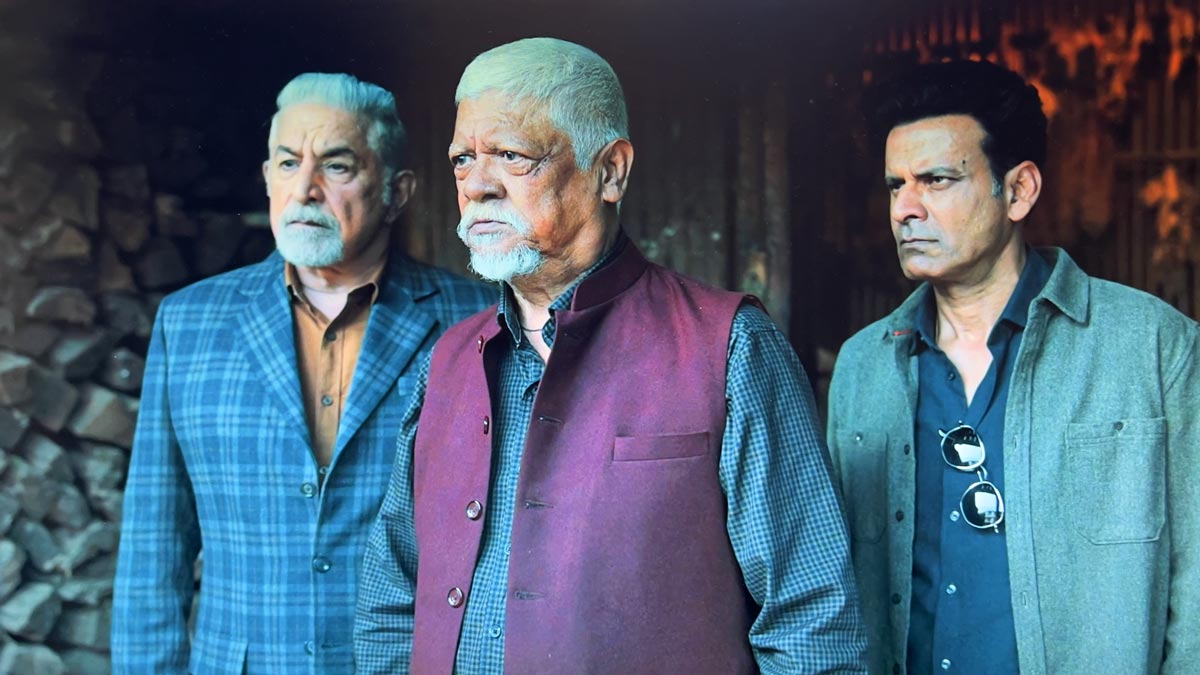 Sunil Thapa with Manoj Bajpayee in a scene from The Family Man Season 3.