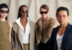 Prabal Gurung with models wearing ZEELOOL x Prabal Gurung eyewear collection, including Sophia, Cher, Debbie, Grace, and Marilyn frames.