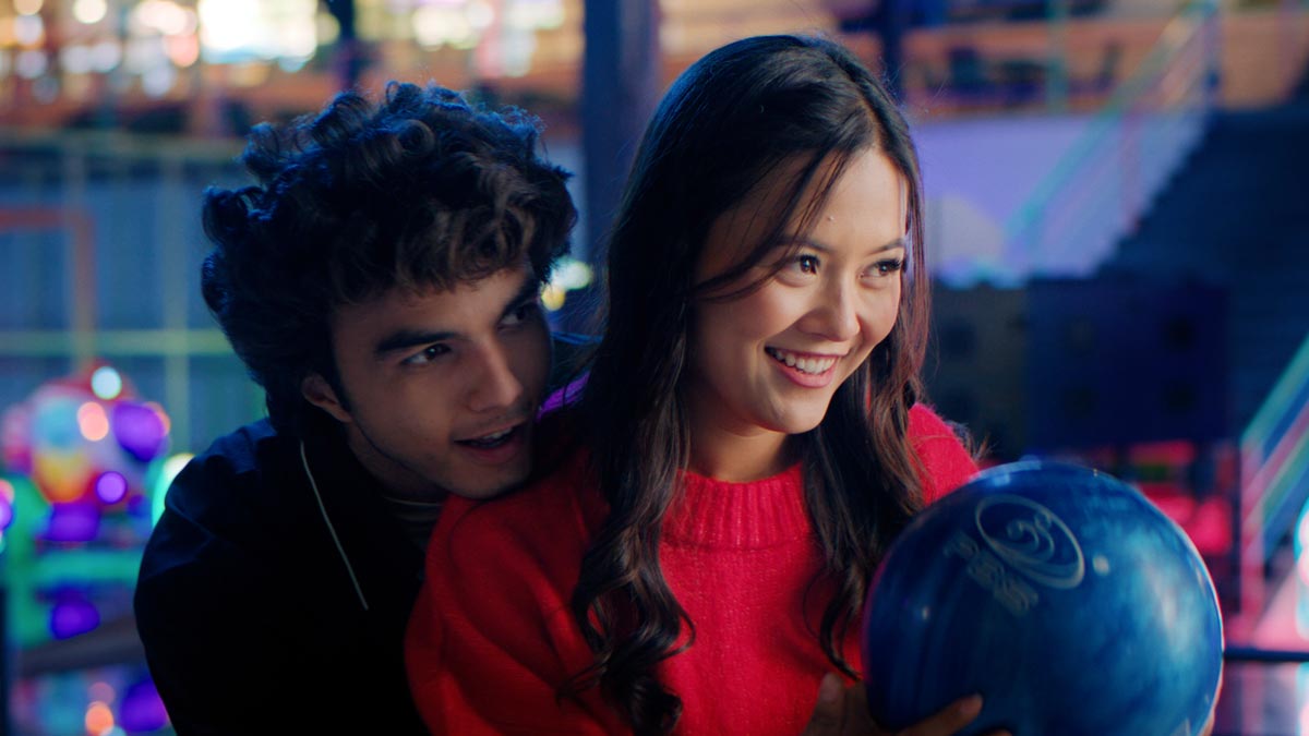 omantic scene of Akriti Rajbhandari and Abishek Khadka from the Nepali film Kumari song Timi Bina.