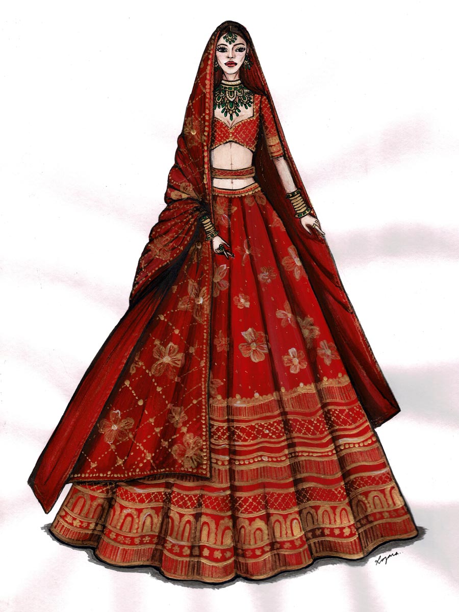 Bridal Fashion Design by Rojana Shakya