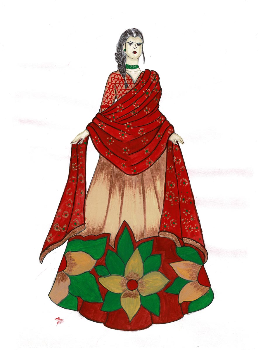 Bridal Fashion Design by Shreethika Shakya