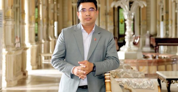 Pradeep Raj Onta portrait, senior Nepalese photojournalist and Adityadhwaj Joshi Memorial Award recipient.