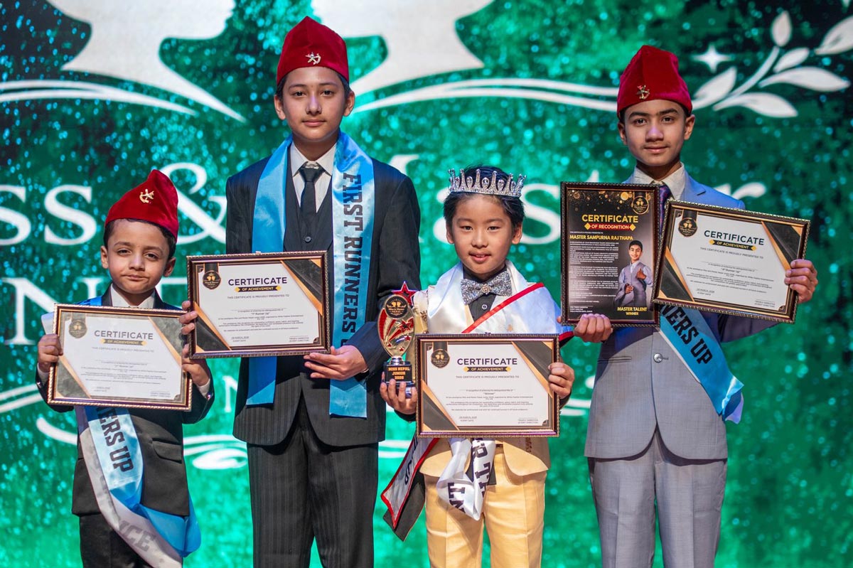 Master Nepal Junior 2026 winners group Photo