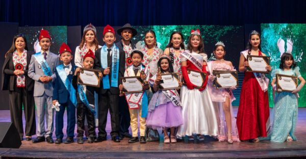 Miss & Master Nepal Junior 2026 winners group photo