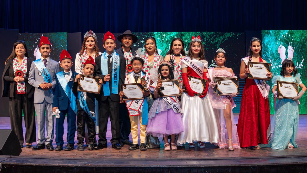 Miss & Master Nepal Junior 2026 winners group photo