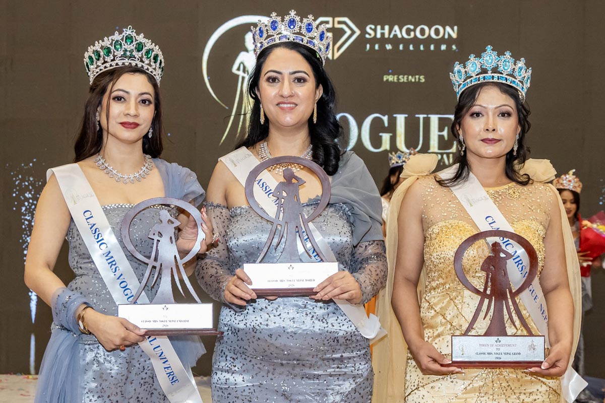 Mrs. Vogue Nepal Classic Universe, Mrs. Vogue Nepal Classic Worls and Mrs. Vogue Nepal Classic Grand Group Photo