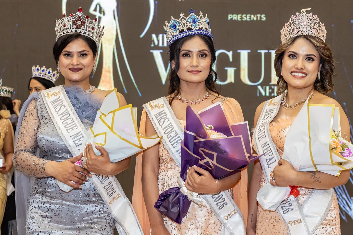 Mrs. Vogue Nepal Universe, Mrs. Vogue Nepal World and Mrs. Vogue Nepal Grand Group Photo