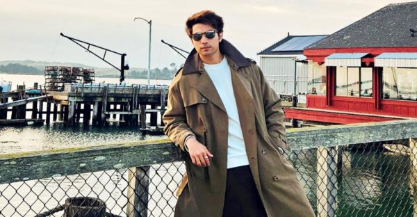 Nepali Super Star Anmol kc wearing long coat photo