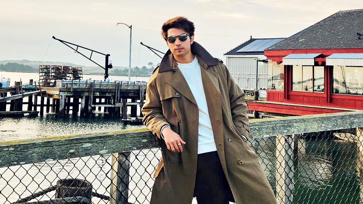 Nepali Super Star Anmol kc wearing long coat photo