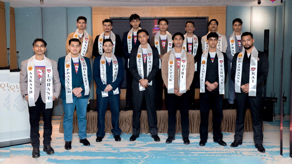 Participants Group Photo of 15th edition of Manhunt International Nepal 2026