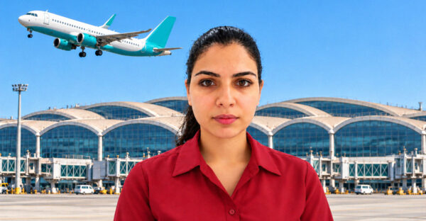 Egyptian flynas flight attendant Azza Ramzy Mohamed Hassan.