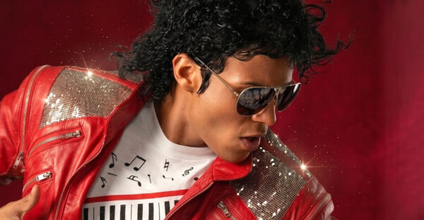Jaafar Jackson portraying Michael Jackson in the biographical film Michael.